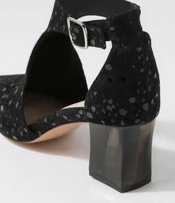 HOBARTET DJ BLACK SPARKLE SUEDE