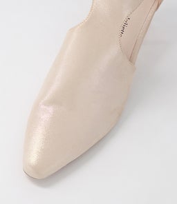 HOBARTET DJ NUDE SHIMMER LEATHER