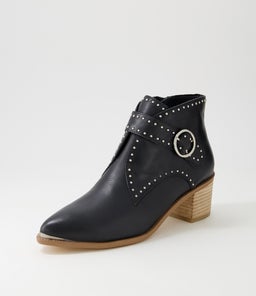 HOMMES DJ BLACK NATURAL HEEL LEATHER