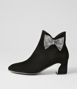 JEYA DJ BLACK SILVER SUEDE JEWELS