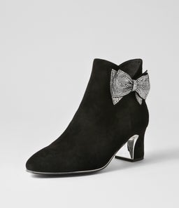 JEYA DJ BLACK SILVER SUEDE JEWELS