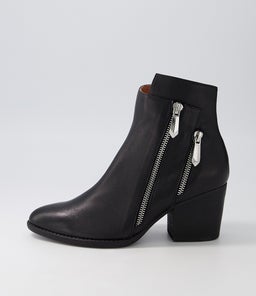 KLUES DJ BLACK BLACK HEEL LEATHER