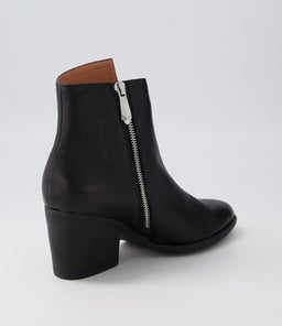 KLUES DJ BLACK BLACK HEEL LEATHER