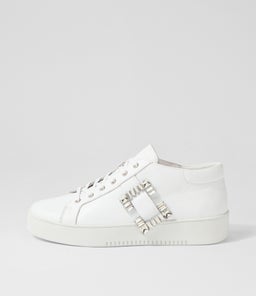 LARINE DJ WHITE WHITE SOLE LEATHER