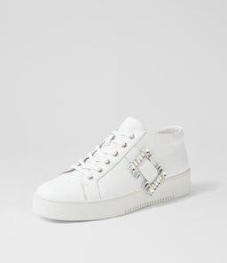 LARINE DJ WHITE WHITE SOLE LEATHER