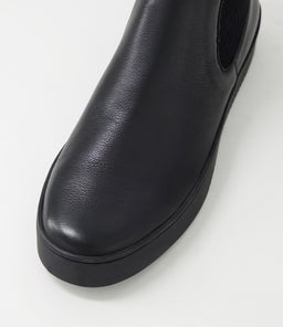 LUDDEY DJ BLACK BLACK LEATHER ELASTIC