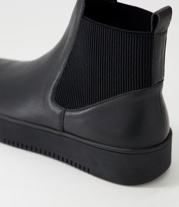 LUDDEY DJ BLACK BLACK LEATHER ELASTIC