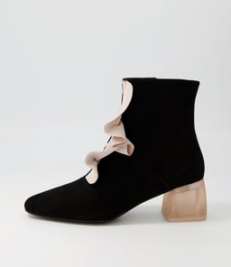 MARZIA DJ BLACK NUDE SUEDE SUEDE