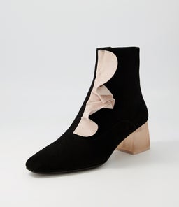 MARZIA DJ BLACK NUDE SUEDE SUEDE