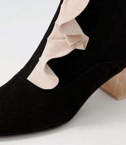 MARZIA DJ BLACK NUDE SUEDE SUEDE