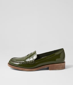 MESSINA DJ KHAKI PATENT LEATHER