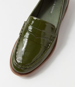 MESSINA DJ KHAKI PATENT LEATHER