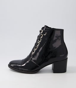 MCLAIN DJ BLACK BLACK HEEL PATENT LEATHER