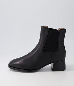 NOYCE DJ BLACK BLACK HEEL LEATHER
