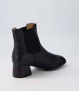 NOYCE DJ BLACK BLACK HEEL LEATHER