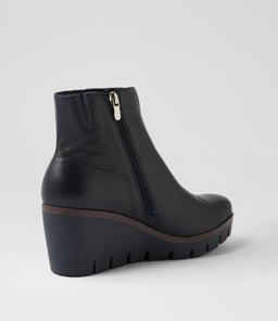 NISH DJ NAVY LEATHER