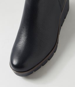 NISH DJ NAVY LEATHER
