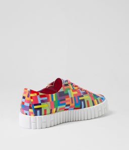 OSLOE DJ PINK STRIPE MULTI PATENT LEATHER