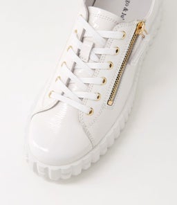 OSLOE DJ WHITE WHITE SOLE PATENT LEATHER