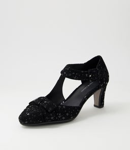 TUNIS DJ BLACK SPARKLE SUEDE