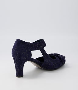 TUNIS DJ NAVY SPARKLE SUEDE