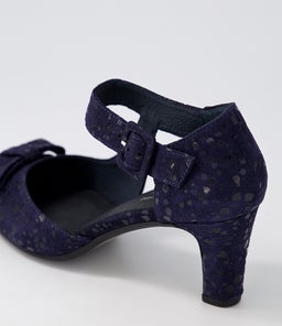 TUNIS DJ NAVY SPARKLE SUEDE