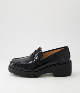UNICE DJ BLACK BLACK SOLE PATENT LEATHER