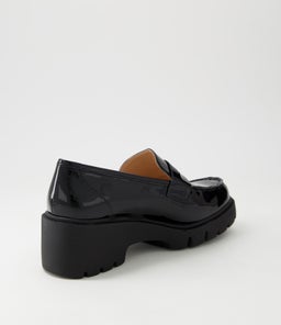 UNICE DJ BLACK BLACK SOLE PATENT LEATHER