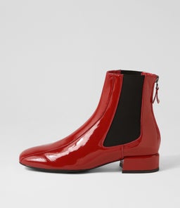 VORIA DJ DK RED PATENT ELASTIC