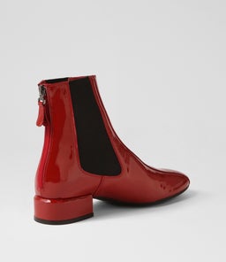 VORIA DJ DK RED PATENT ELASTIC