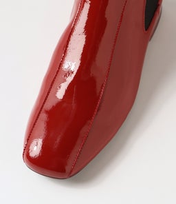 VORIA DJ DK RED PATENT ELASTIC