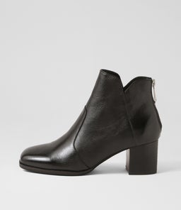 VASCAL DJ BLACK BLACK HEEL LEATHER