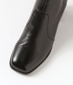 VASCAL DJ BLACK BLACK HEEL LEATHER