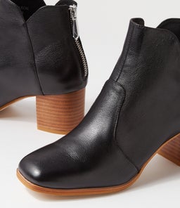 VASCAL DJ BLACK NATURAL HEEL LEATHER
