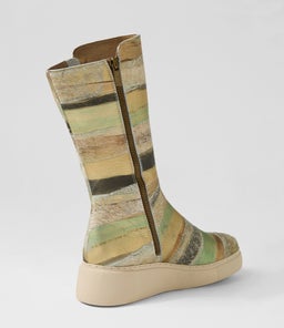 YOGUE DJ KHAKI&BRONZE METALLIC PONY