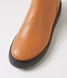 YOGUE DJ SCOTCH CHOC SOLE LEATHER
