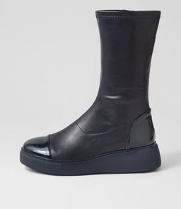 YIGGY DJ NAVY NAVY PATENT STRETCH SMOOTH