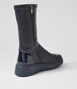 YIGGY DJ NAVY NAVY PATENT STRETCH SMOOTH
