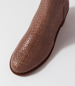 WELSTONE DJ TAUPE WEAVE LEATHER