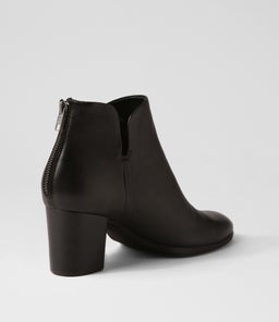 DURIEL DJ BLACK BLACK HEEL LEATHER