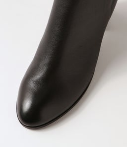 DURIEL DJ BLACK BLACK HEEL LEATHER