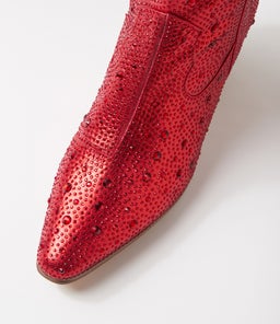 WESTYN DJ RED&SILVER OMBRE JEWEL FABRIC
