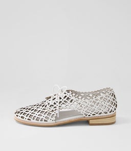 ADDYST DJ WHITE LEATHER
