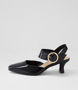 CARIS DJ BLACK PATENT LEATHER