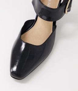 CARIS DJ BLACK PATENT LEATHER