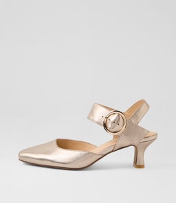 Caris Platino Leather Mary Jane Heels Caris Platino Leather Mary Jane Heels