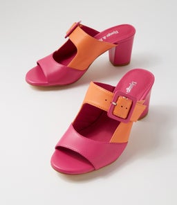 CONRADE DJ BRIGHT PINK CANTALOUPE LEATHER