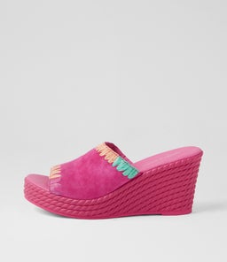ESMEY DJ FUCHSIA BRIGHT SUEDE