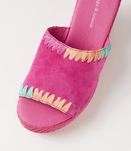 ESMEY DJ FUCHSIA BRIGHT SUEDE