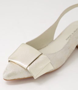 EVENNING DJ GOLD&BEIGE PALE GOLD LEATHER
